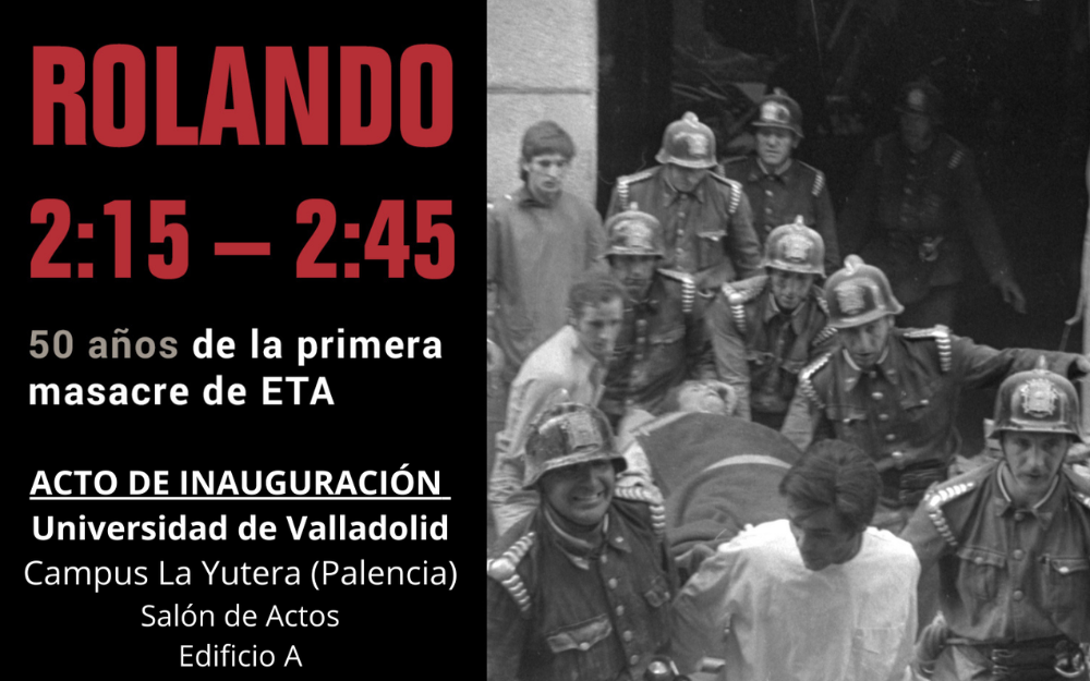 Exposición ‘Rolando 2:15-2:45. 50 años de la primera masacre de ETA’ en el Campus de Palencia